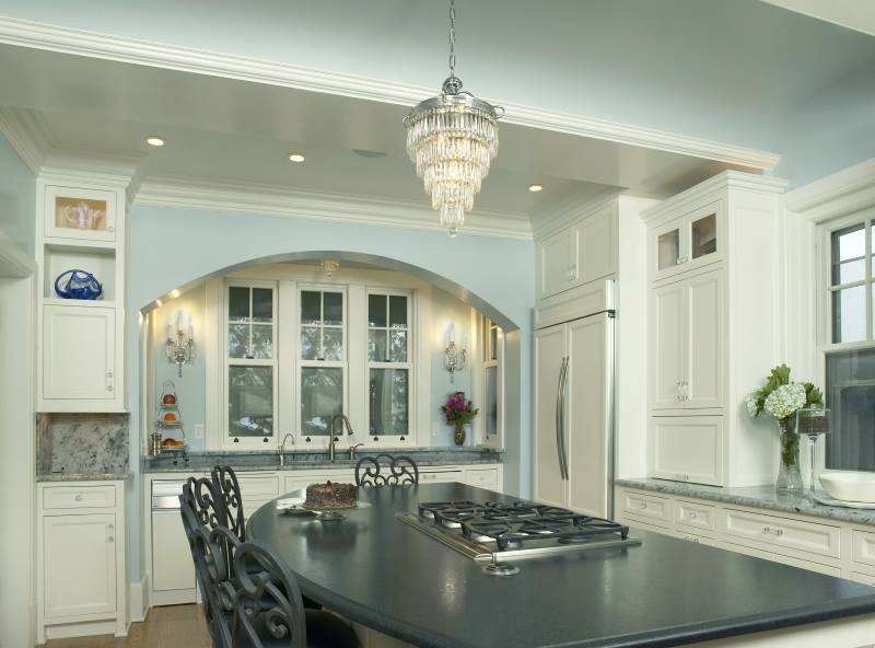 Kitchen Design and Remodel with island cook top